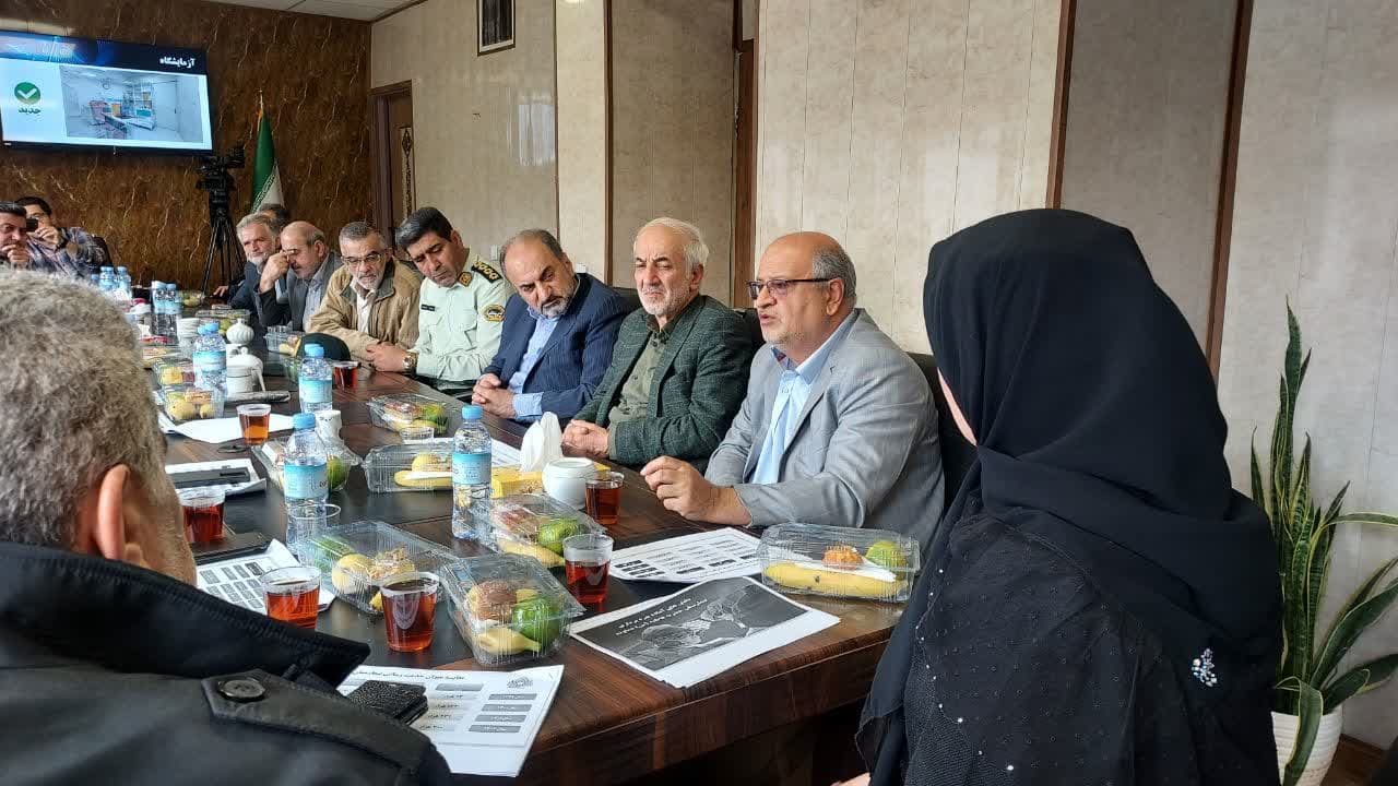 جلسه روند تکمیلی بیمارستان حضت فاطمه (س) دماوند